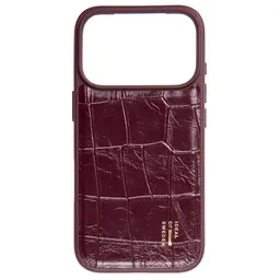 Ideal of Sweden iDeal of Sweden MagSafe-Hülle aus veganem Leder für das Apple iPhone 18 Pro Max / 17 Pro Max - Fine Wine Croco – Produktbild 1 von 1