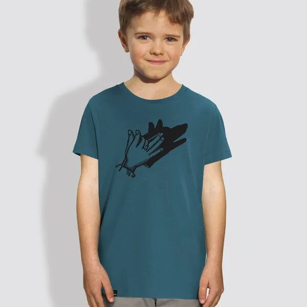 little kiwi little kiwi Kinder T-Shirt, "Schattenspiel", Ocean depth, – Produktbild 1 von 2