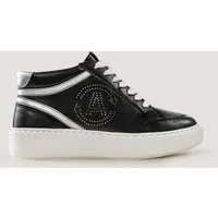 AGAZI AGAZI Damen vegan Sneaker Blanka Schwarz – Produktbild 1 von 1