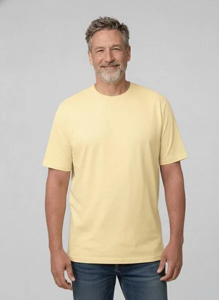 UNIPOLAR UNIPOLAR Basic T-Shirt Modell: Creative, Viva yellow (gelb), – Produktbild 1 von 2