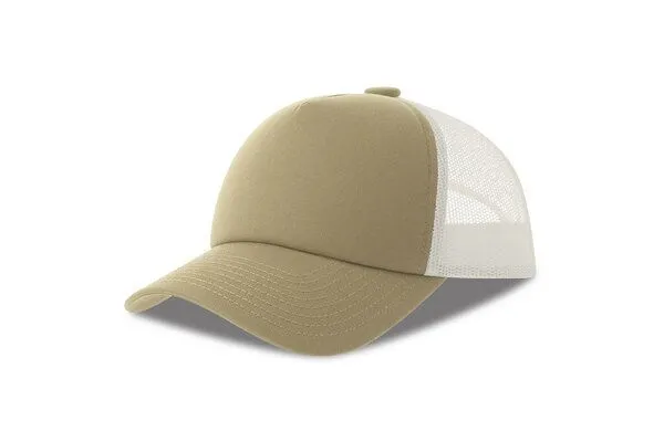 Atlantis Headwear Atlantis Headwear Damen / Herren Trucker Cap, Khaki, – Produktbild 2 von 4