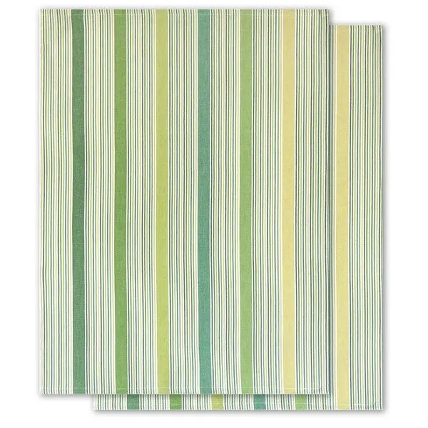 Solwang Design Solwang Design 2er-Set Geschirrtücher aus 100% Biobaumwolle, 70 x 50 cm, Frisches grün mix, – Produktbild 2 von 2