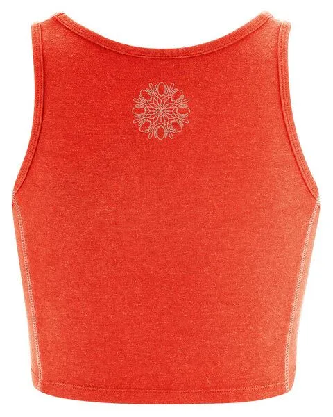 HempAge Hempage Damen Yoga Top Hanf/Bio-Baumwolle, Brick-182 orange, – Produktbild 4 von 4