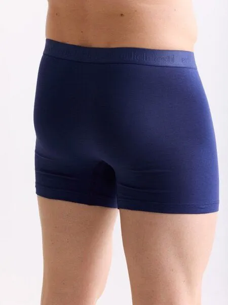 erlich textil erlich textil Casual Cotton Pants, enge Boxershorts aus Bio-Baumwolle, made in Europe, Nachtblau, – Produktbild 2 von 5