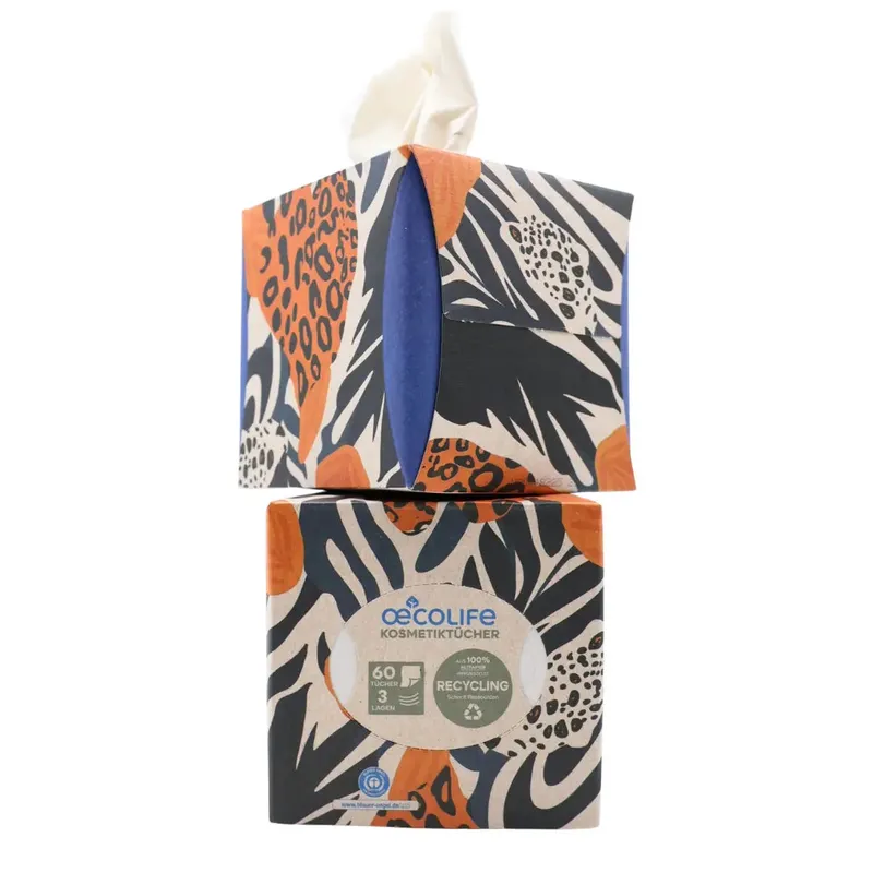 oecolife Kosmetiktücher ANIMAL Recycling – Produktbild 1 von 1