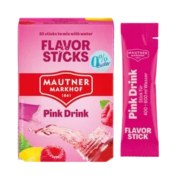 Mautner FlavorSticks Pink Drink, 0 % Zucker, vegan, 10 Stk – Produktbild 1 von 1