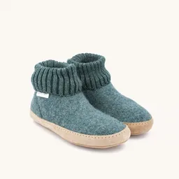 Gottstein Gottstein Hüttenschuh Dakota - Hoher Filzhausschuh für Damen & Herren aus 100% Schurwolle mit extra bequemer Ledersohle & elastischem Strickbund – Produktbild 1 von 1