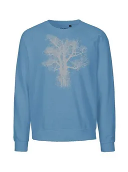 Peaces.bio - handbedruckte Biomode Peaces.bio - handbedruckte Biomode Bio Herren-Sweatshirt Chestnut – Produktbild 1 von 1