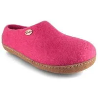 WoolFit WoolFit Barfuß-Hausschuhe „Footprint“ hand-gefilzt, extra weich & flexibel, Pink, – Produktbild 1 von 1