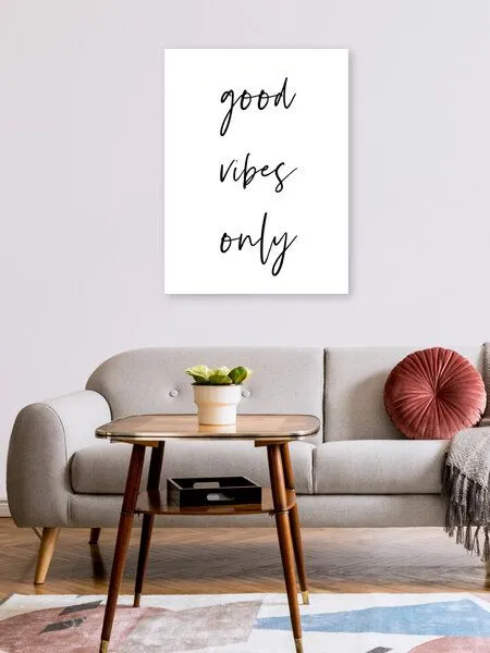 Photocircle Photocircle Poster / Leinwandbild - Good Vibes Only No10 – Produktbild 2 von 4