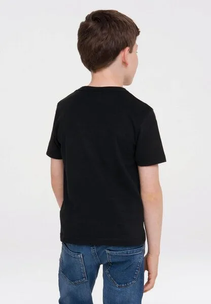 LOGOSH!RT LOGOSH!RT - Star Wars - Schriftzug - Logo - Bio T-Shirt Print - Kinder, Schwarz, – Produktbild 4 von 4