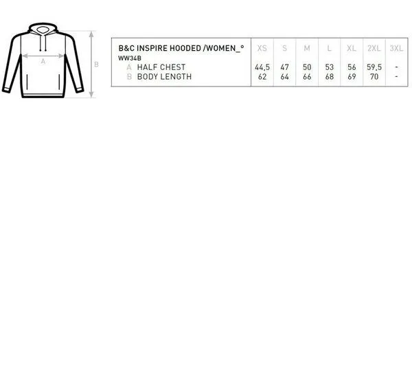 B&C Collection B&C Collection Damen Hoodie Sweatshirt Kapuzenpullover, Forest green, – Produktbild 1 von 3
