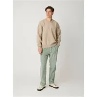 KnowledgeCotton Apparel KnowledgeCotton Apparel Lockere Cordhose FIG mit Kordelzug aus Bio-Baumwolle, Grün-lily-pad, – Produktbild 1 von 1