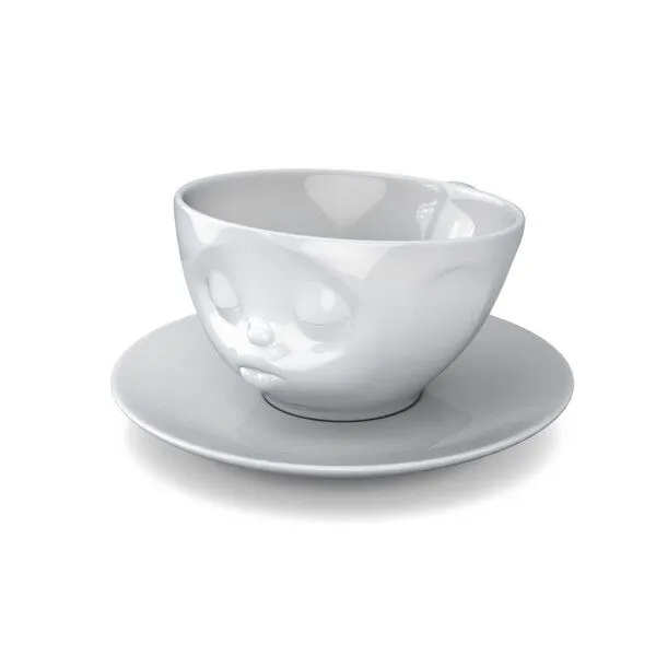 FIFTYEIGHT PRODUCTS FIFTYEIGHT PRODUCTS Küssende Kaffeetasse aus Porzellan – Produktbild 4 von 4
