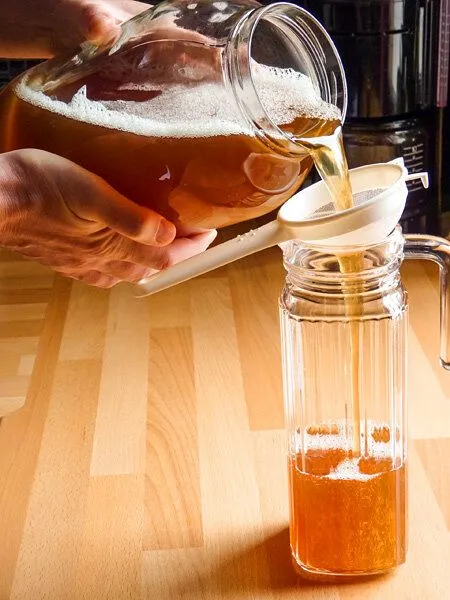 Wellness-Drinks Kombucha - Komplettpaket für 2,5 Liter: Bio Kombucha mit Zubehör – Produktbild 4 von 4