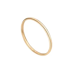 Maren Jewellery The Essential Ring - 52 / 14 Karat Gelbgold – Produktbild 1 von 1