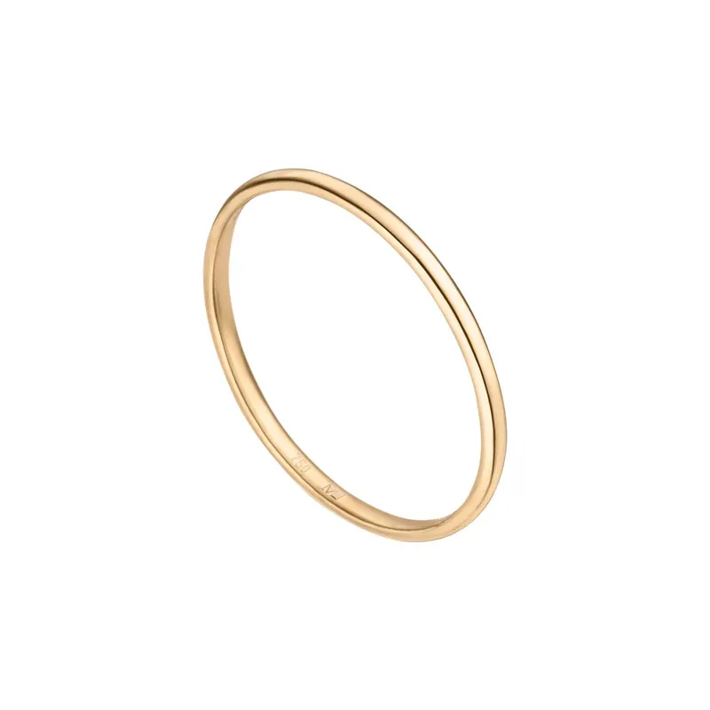 Maren Jewellery The Essential Ring - 60 / 14 Karat Gelbgold – Produktbild 1 von 1