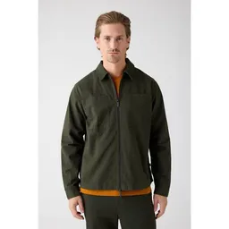 KnowledgeCotton Apparel KnowledgeCotton Apparel Twill-Overshirt Hemdjacke aus Bio-Baumwolle GOTS/Vegan – Produktbild 1 von 1