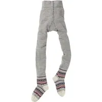 grödo Kinder Strumpfhose grau-melange Gr. 5-6, Grau, – Produktbild 1 von 1