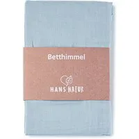 HANS NATUR Betthimmel Baldachin Bio-Baumwolle hellblau 115 x 300 cm – Produktbild 1 von 1