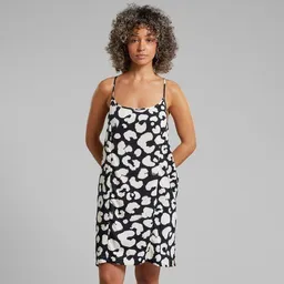 Dedicated DEDICATED Kleid Kulla - Painted Leopard Black – Produktbild 1 von 1