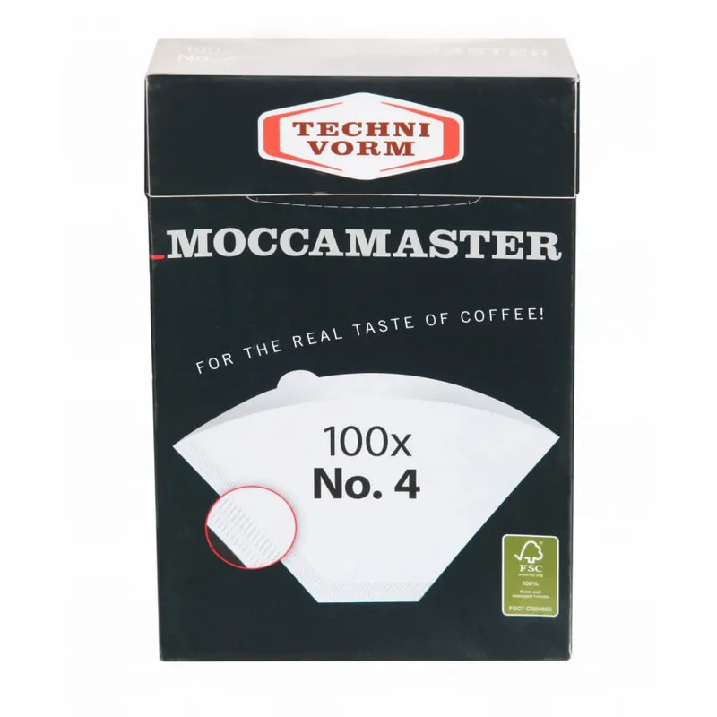 Moccamaster Moccamaster Papierfilter Nr. 4 weiß - 100er Packung – Produktbild 2 von 2