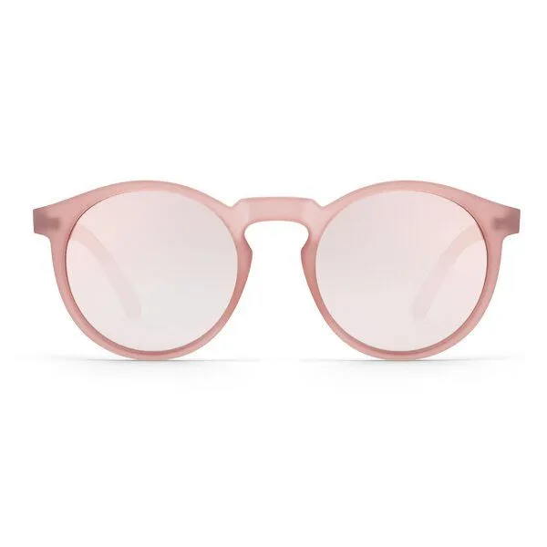TAKE A SHOT Take a Shot Sonnenbrille aus Holz - Rund, Schmal - Mandala Kollektion, Rosa (rosa / walnuss / pink), – Produktbild 1 von 4