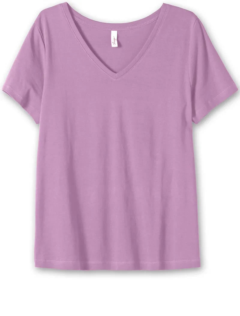 sheego T-Shirt orchidee, Orchidee, – Produktbild 1 von 2