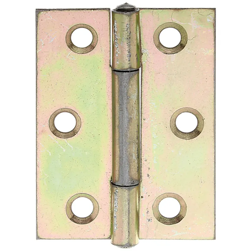 Alberts ALBERTS Scharnier, galv. gelb verzinkt, LxB 51x37 mm – Produktbild 1 von 1