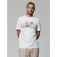 watapparel watapparel T-Shirt Unisex Fahrräder, Off white, – Produktbild 1 von 1