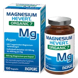 HEVERT Magnesium Hevert Organic 7 Kapseln – Produktbild 1 von 1