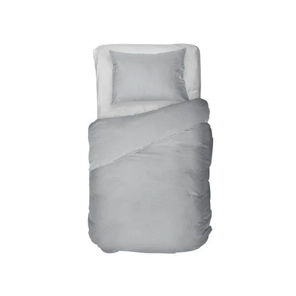 Kayori Kayori Senju Bettwäsche Baumwolle Satin, Silbergrau, – Produktbild 2 von 2