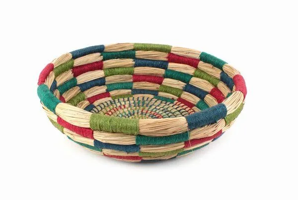 El Puente El Puente Korb | Fair Trade & Handmade aus Bangladesch, Mehrfarbig, – Produktbild 1 von 1