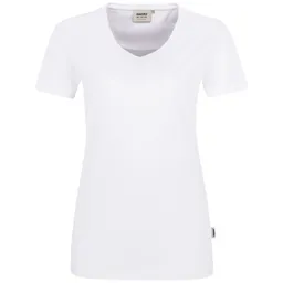 HAKRO HAKRO V-T-Shirt Mikralinar Damen #181 Gr. S weiß – Produktbild 1 von 1