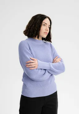 MELA MELA Damen vegan Strickpullover Riya Himmelblau – Produktbild 1 von 1