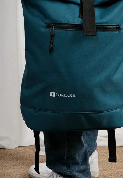 TORLAND TORLAND Rucksack ROLL-TOP, Petrol, – Produktbild 4 von 4