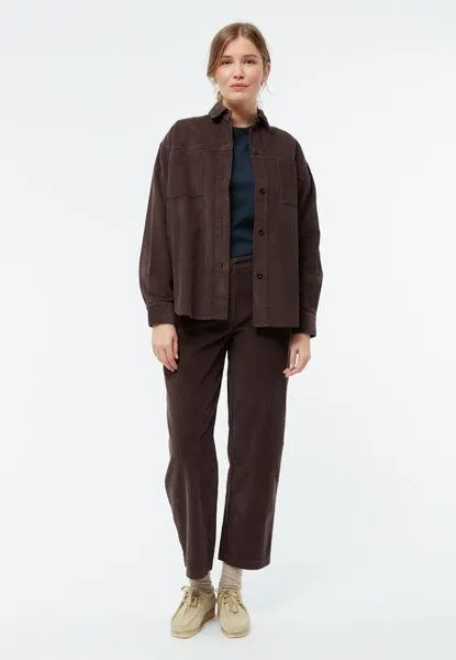 Givn Berlin Givn Berlin Hose Coralie, Coffee brown cord, – Produktbild 3 von 4