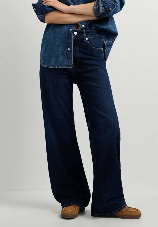 Pepe Jeans Pepe Jeans Straight-Jeans Jeans mit geradem Bein STRAIGHT JEANS UHW LEXA, Blau, – Produktbild 2 von 5