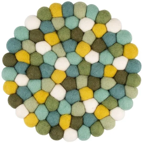 myfelt myfelt Filzkugel Topfuntersetzer (⌀ 20 cm), Multifarben (finn), – Produktbild 1 von 4