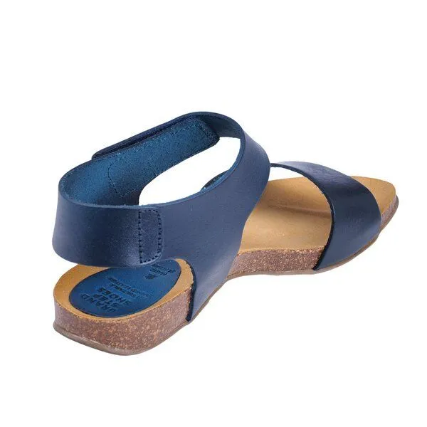 Grand Step Shoes Grand Step Shoes Sandale "Clara", Navy (blau), – Produktbild 4 von 4