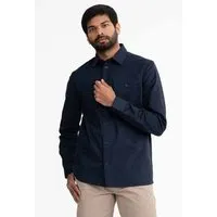 MELA Twill Hemd ASHUTOSH | von MELA | Fairtrade & GOTS zertifiziert, Navy, – Produktbild 1 von 1