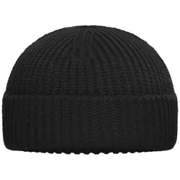 Myrtle Beach myrtle beach modische Strickmütze mit Umschlag MB7408 Gr. onesize black – Produktbild 1 von 1
