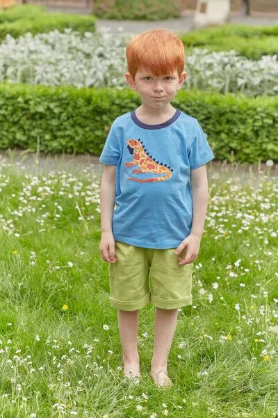 Sense Organics sense-organics Sense Organics Unisex Kinder Twill Shorts Bio Baumwolle, Navy, – Produktbild 2 von 3