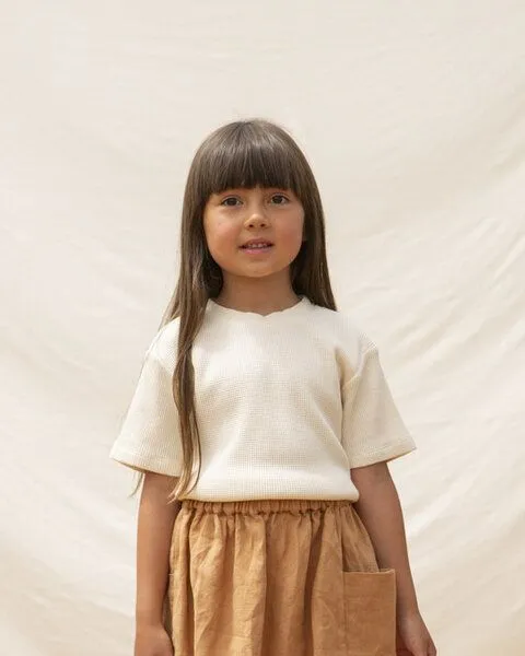 MATONA Matona T-Shirt aus Bio-Baumwolle für Kinder / Basic T-Shirt, Weiß, – Produktbild 1 von 4
