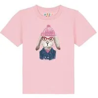 watabout kids watabout.kids T-Shirt Kinder Hase, Cotton pink, – Produktbild 1 von 1