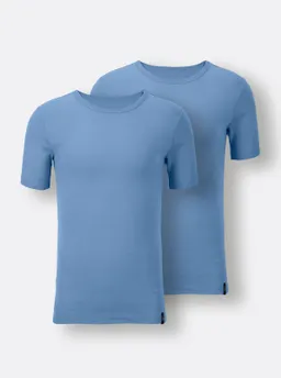 wäschepur men Shirt mittelblau – Produktbild 1 von 1