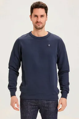 KnowledgeCotton Apparel KnowledgeCotton Apparel Elm Sweater Navy - Größe M – Produktbild 1 von 1