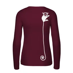 HANDGEDRUCKT HANDGEDRUCKT "Teeny Weeny Goblin" Frauen Longsleeve aus reiner Biobaumwolle (kbA) – Produktbild 1 von 1