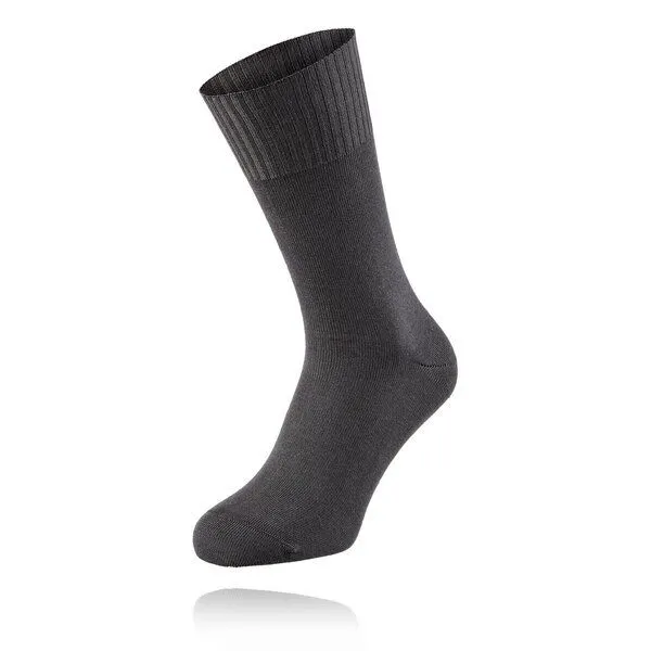 grödo grödo Socken mit Komfortbündchen ohne Gummi für Damen und Herren (3er Pack), Dunkelgrau, – Produktbild 4 von 5