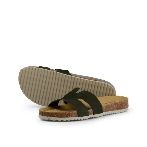 Grand Step Shoes Grand Step Shoes Pantoletten Willow, Oliv, – Produktbild 3 von 4